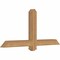 Ekena Millwork Eugene Smooth Timber Gable Bracket, Western Red Cedar, 48"W x 22"H x 3 1/2"D x 3 1/2"F, 11/12 Pitch GBW048X22X0404EUG00SWR - alternate 5